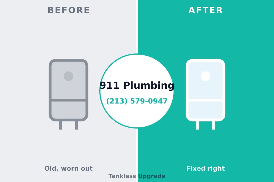Before and after: plumbing repair Barnum Island, NY
